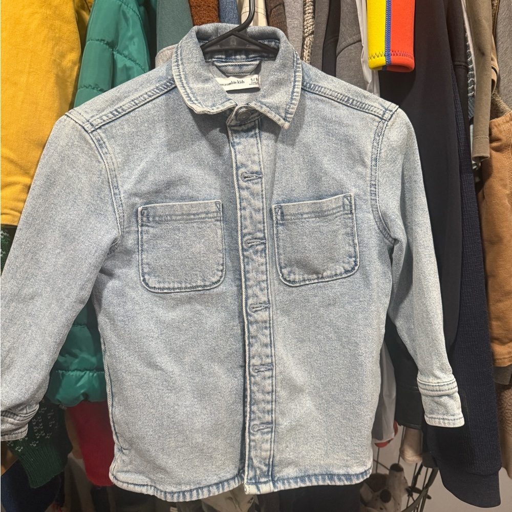 Abercrombie Kids Light Blue Denim Jacket